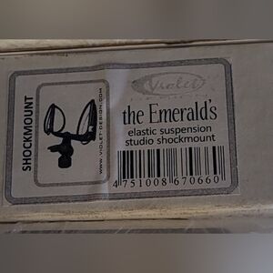 The Emeralds elastic suspension studio shockmount